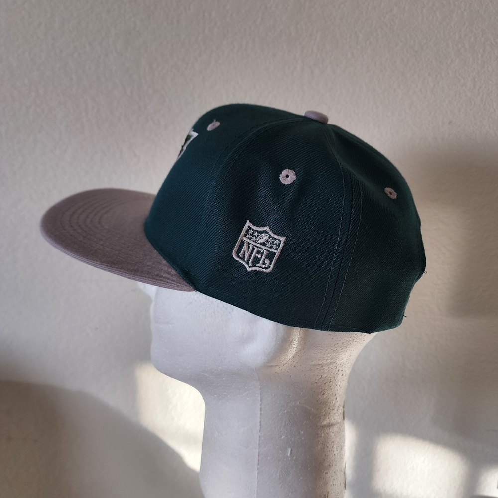 Y2K Leader Of Generation Apparel Philadelphia Eagles Green and Gray Snapback Cap - Picture 8 of 15